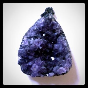 Chunky Amethyst Pendant